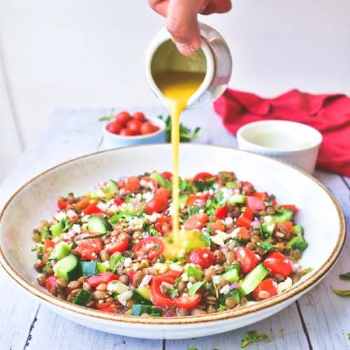 Vinagreta de mostaza y limón para ensalada
