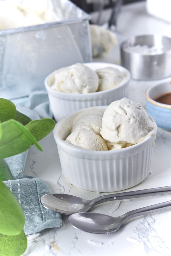helado de coco casero