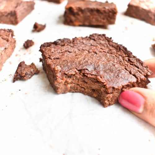 Brownie vegano saludable