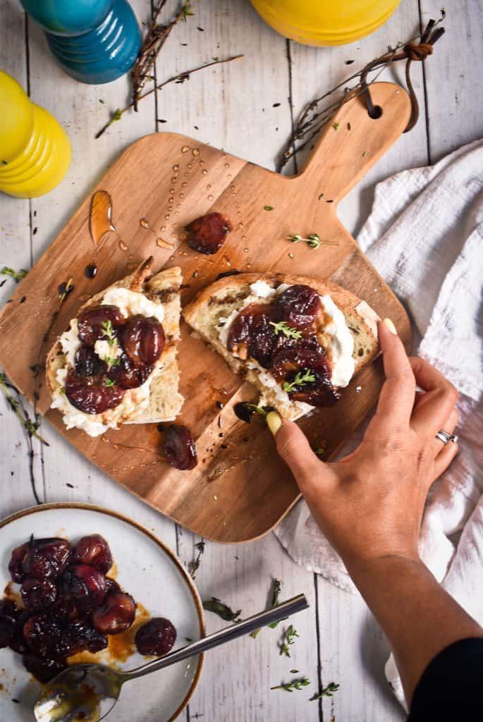 tostada caramelizada