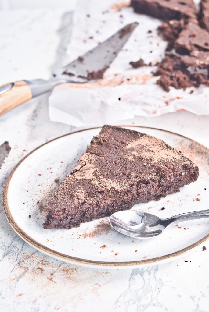 Torta de Brownie Saludable