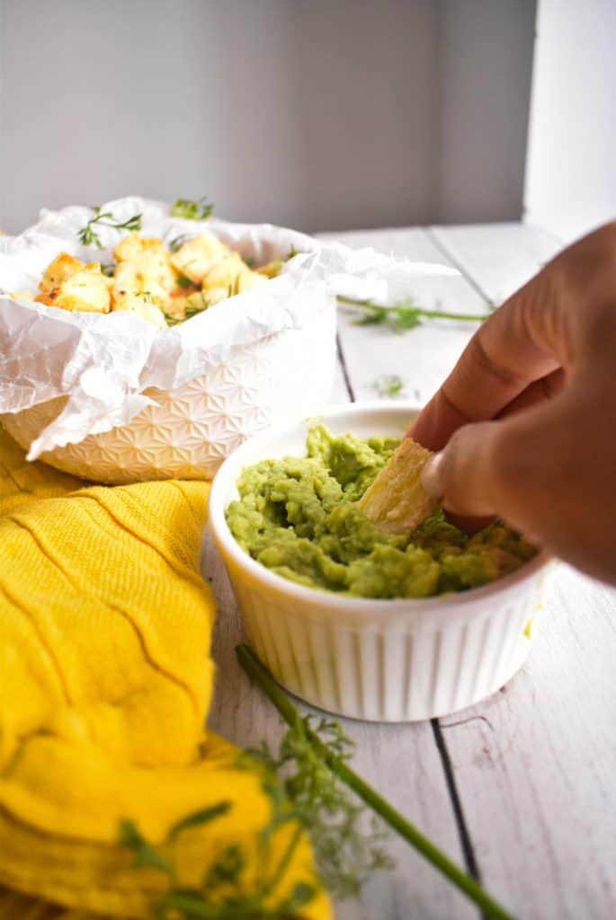 Yuca frita en la freidora de aire
